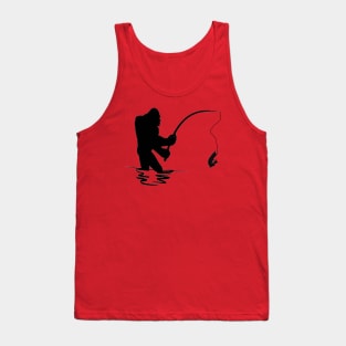 Fishing Bigfoot Tank Top